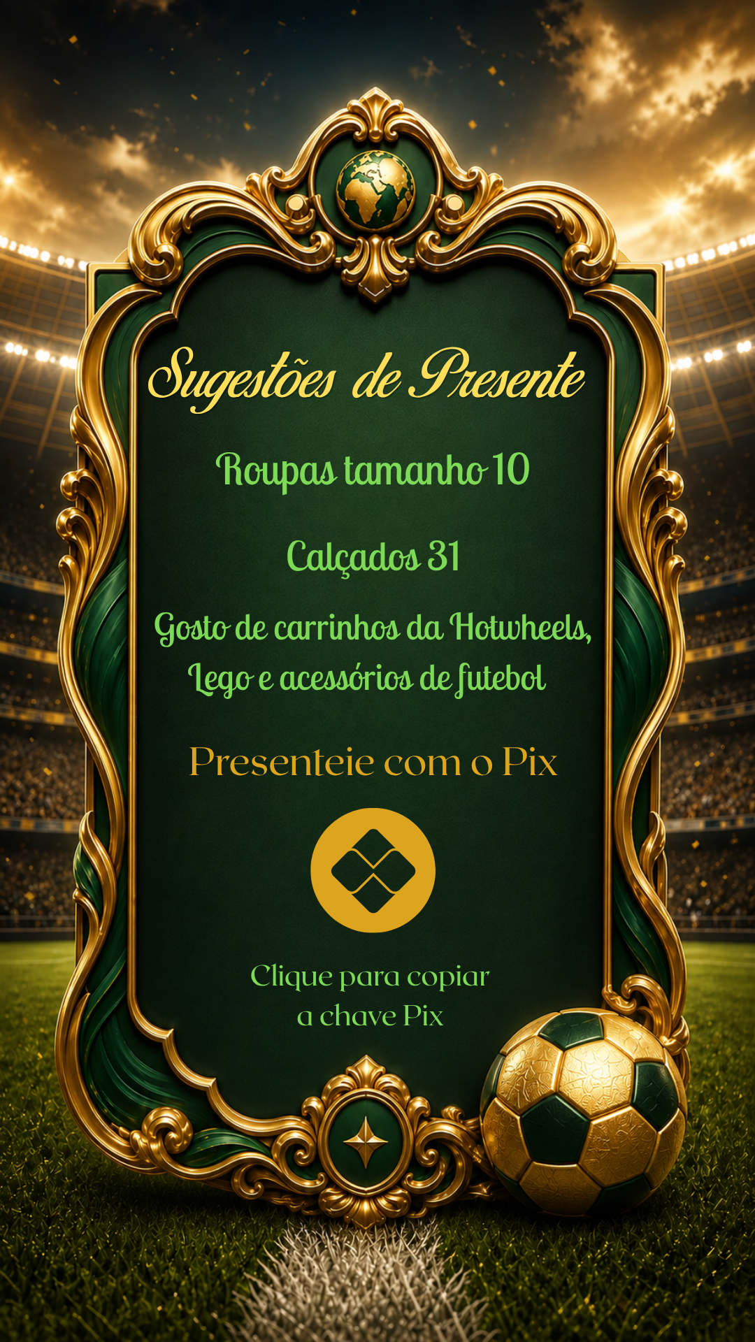 Sugestões de presente